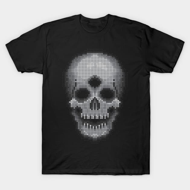 Grey Skull - Souless T-Shirt by SideShowDesign